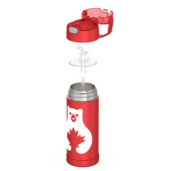 410 ml Funtainer® Water Bottle - Canadiana Bear