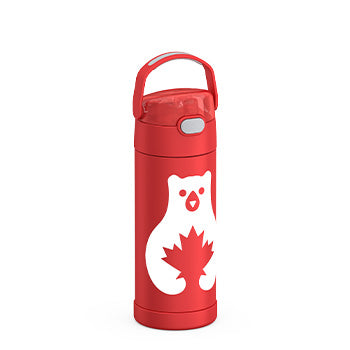 410 ml Funtainer® Water Bottle - Canadiana Bear