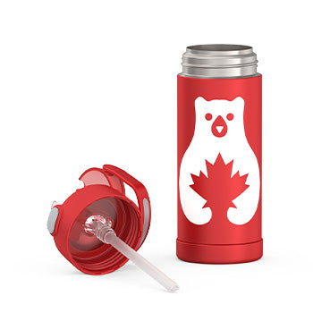 410 ml Funtainer® Water Bottle - Canadiana Bear