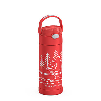 410 ml Funtainer® Water Bottle - Canadiana Rowing Bear