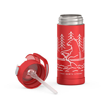 410 ml Funtainer® Water Bottle - Canadiana Rowing Bear