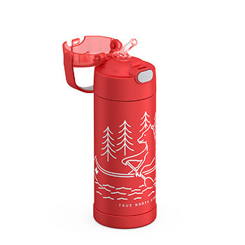 410 ml Funtainer® Water Bottle - Canadiana Rowing Bear