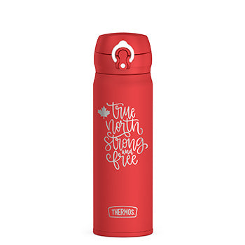 470 ml Stainless Steel Direct Drink Bottle - Canadiana True North