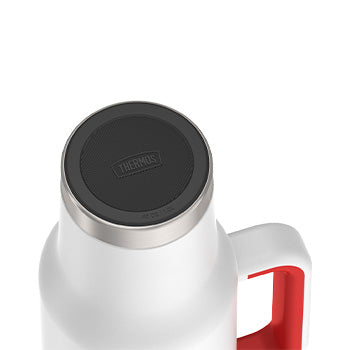 1.2L Stainless Steel Cup Holder Mug - Canadiana True North - White