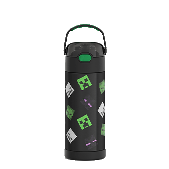 410 ml Funtainer® Water Bottle Minecraft