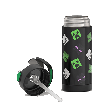 410 ml Funtainer® Water Bottle Minecraft